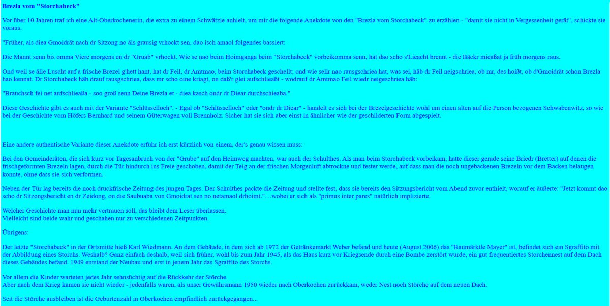 Brezla vom Storchabeck