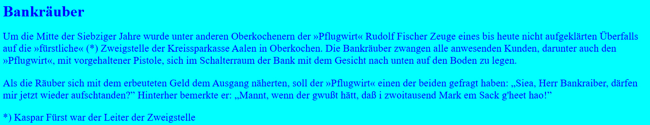Bankräuber