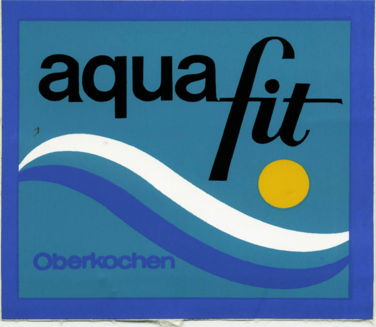 Aquafit Aufkleber