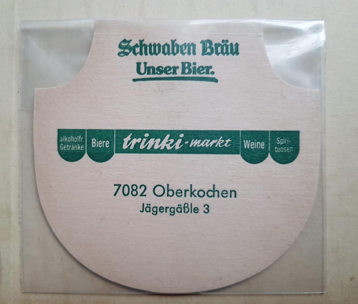 Oberkochen Bierdeckel trinki Markt