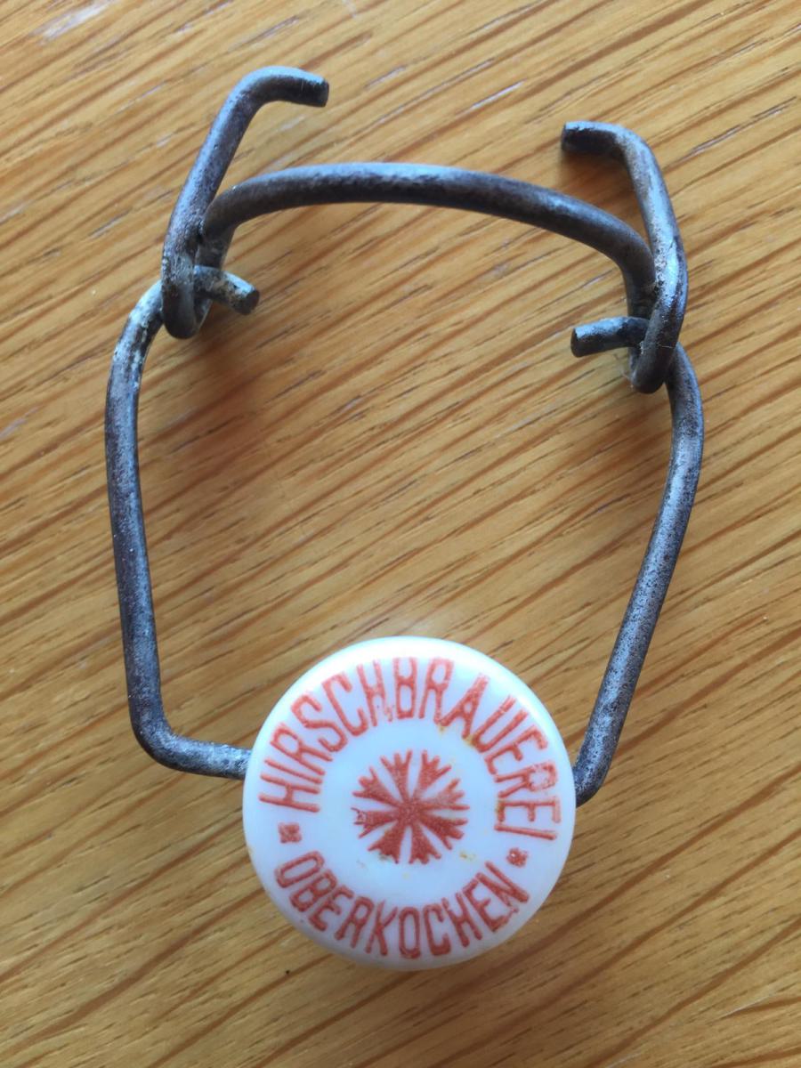 Hirschbrauerei Oberkochen Flaschenverschluß