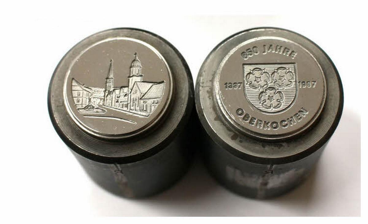 Oberkochen 650 Jahre Prägestempgel