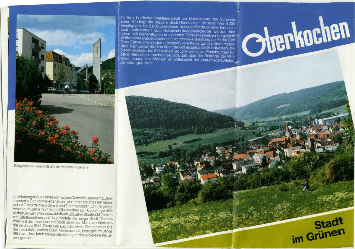 Oberkochen Prospekt 199xa