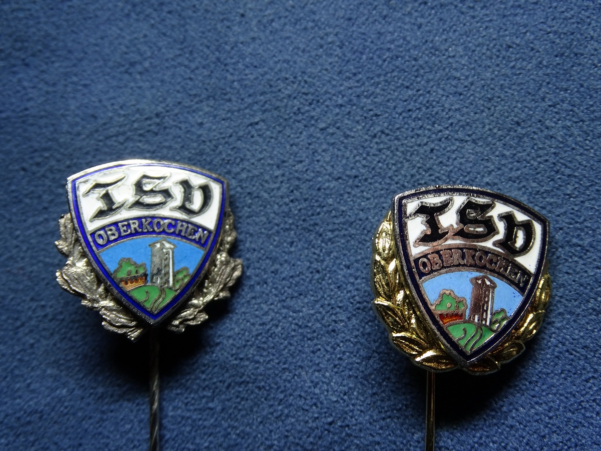 TSV Oberkochen Anstecknadel silver und gold