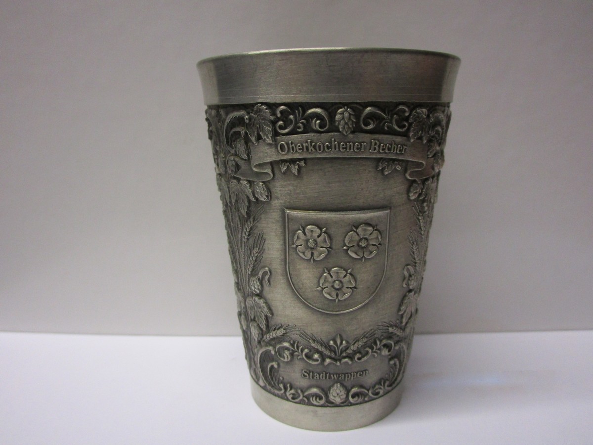 Zinnbecher Genossenschaftsbanken - Stadtwappen