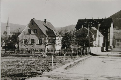Dreißentalstraße oberhalb Schule - früher