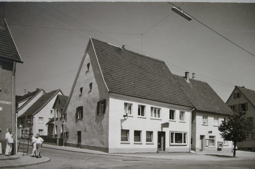 Einmündung Dreißentalstraße Apotheke - früher